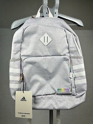 adidas Classic 3S 4 Backpack, Jersey White/White 